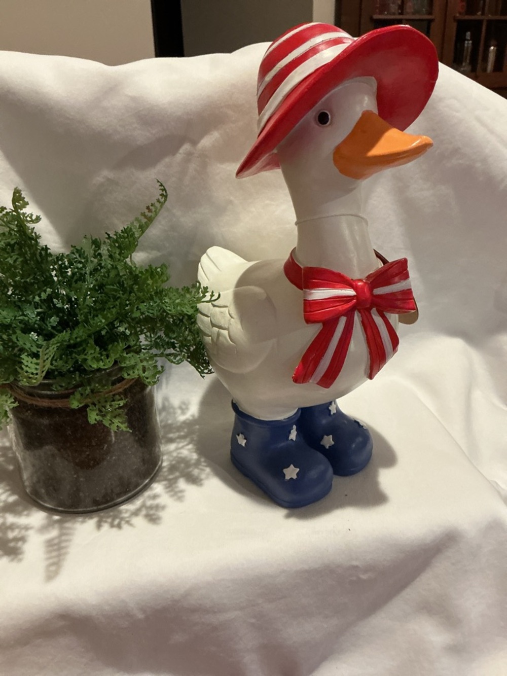 Patriotic Duck Tabletop Decor